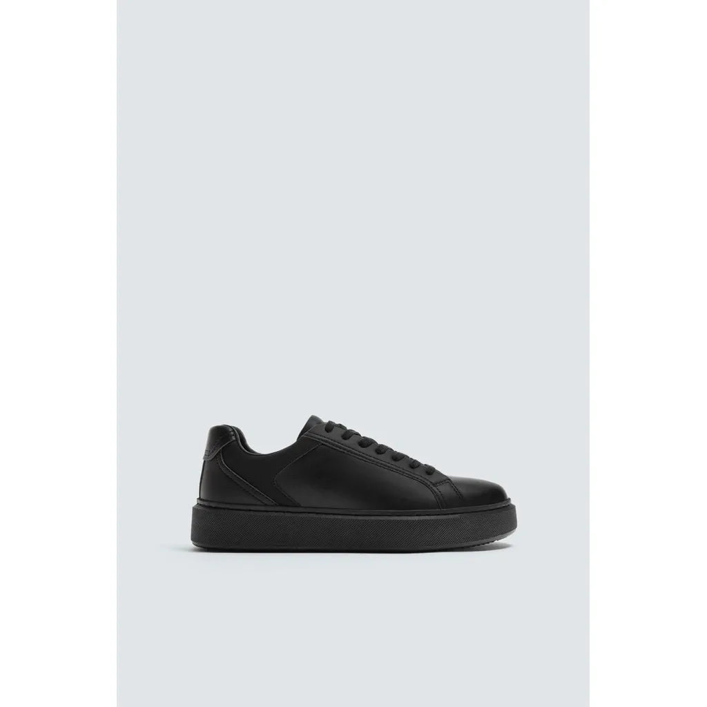 Zara Monochrome Chunky Trainers - Black