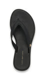 Tommy Hilfiger Women TH Monogram Flip Flops - Black