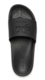 Calvin Klein Jeans CK Logo Pool Slides - Black