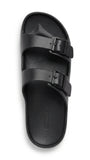 Calvin Klein Men's Two-Strap Adjustable Sandals - Black