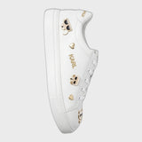 KARL LAGERFELD K/Karl Ikonic Charms Leather Sneakers - White