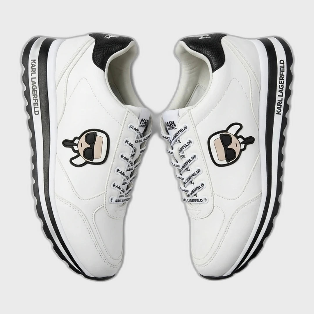 Karl Lagerfeld Karl Icon Low-Top Sneakers - White/Black