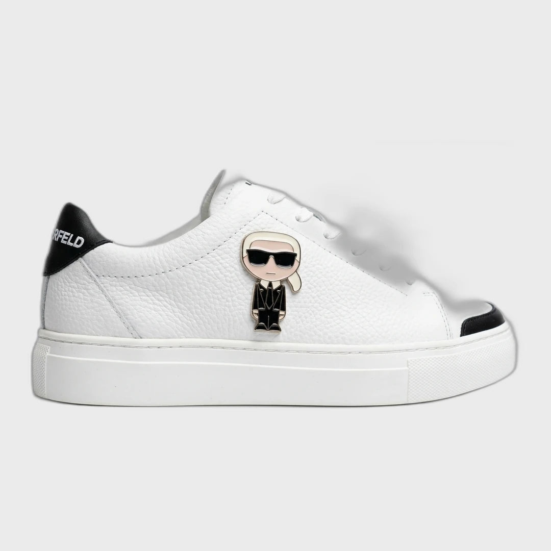 Karl Lagerfeld K/Icon Slip-On Platform Sneakers - White