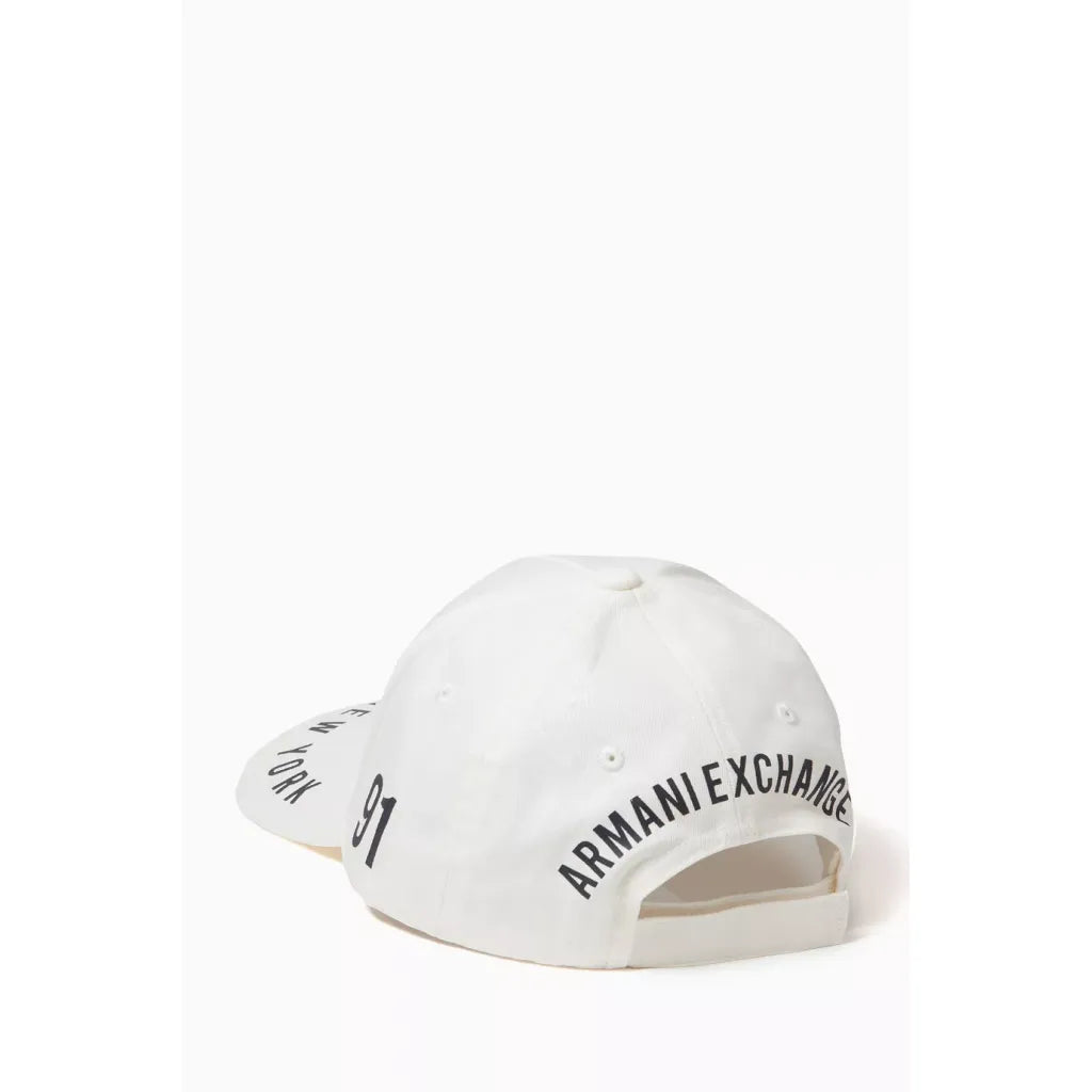 Armani Exchange The Gymnasium AX Logo Baseball Cap in Cotton