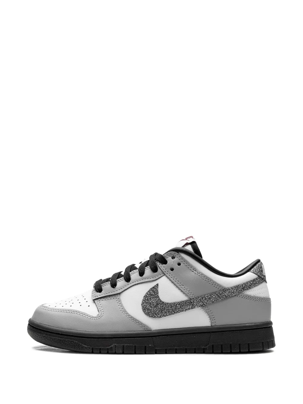 Nike Dunk Low LX Glitter Swoosh White Light Smoke Grey Women's