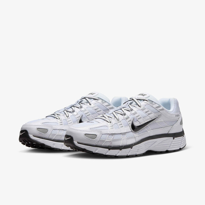 Nike P-6000 Men's Shoes (CD6404-107, White/Metallic Silver/Black/Black)