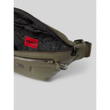 Boss Olive Reporter Belt Bag Model 'Nesh' with Signature Label Detail