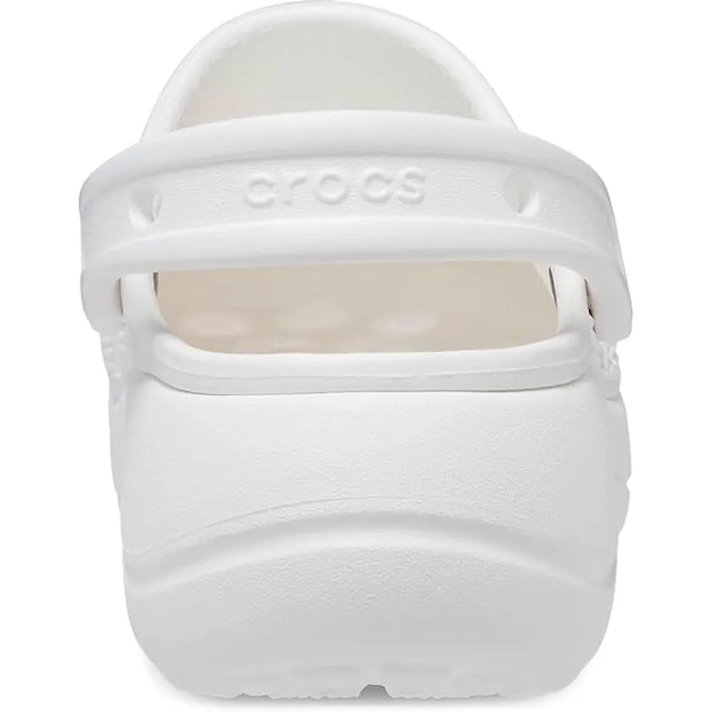 Women's Platform Clogs - White