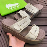 Women's Platform Sandals - Beige/Brown