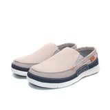 Crocs Walu Men Loafers - Beige / Navy