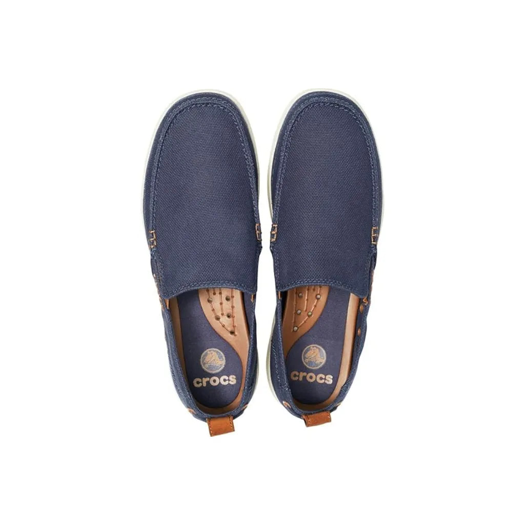 Crocs Walu Men Loafers - Navy / Brown