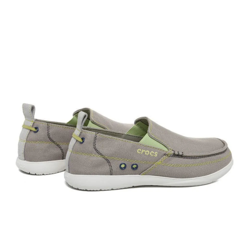 Crocs Walu Men Loafers - Grey / Neon Green