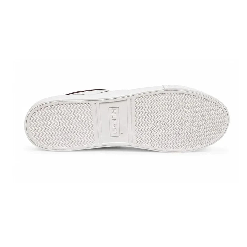 Tommy Hilfiger Women Stripe Low Top Sneakers - White/Pink