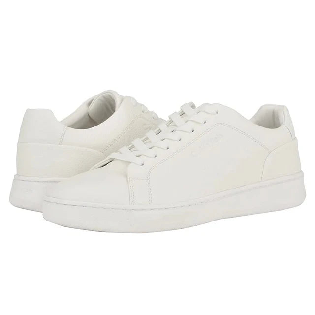 Calvin Klein Men's Lace Up Sneaker WHT