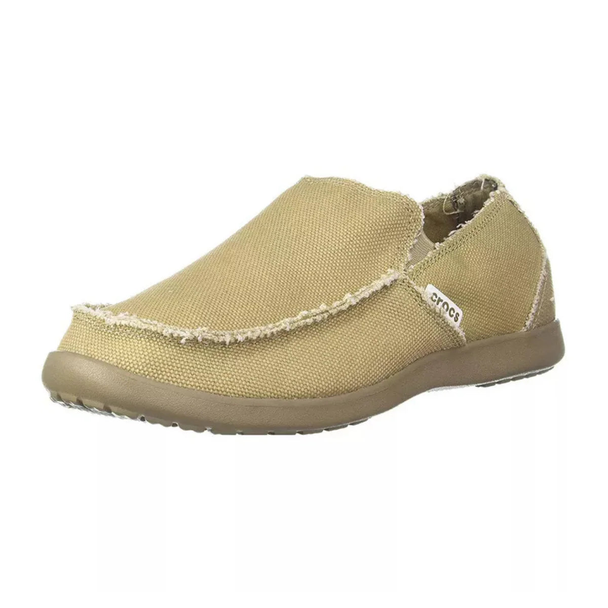 Crocs Mens Santa Cruz Downtime Slip on Loafers - Khaki