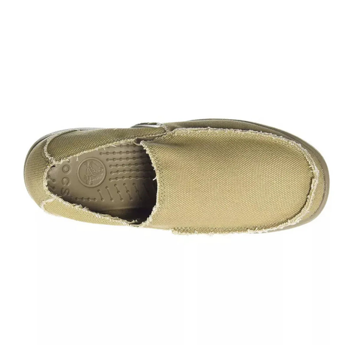 Crocs Mens Santa Cruz Downtime Slip on Loafers - Khaki