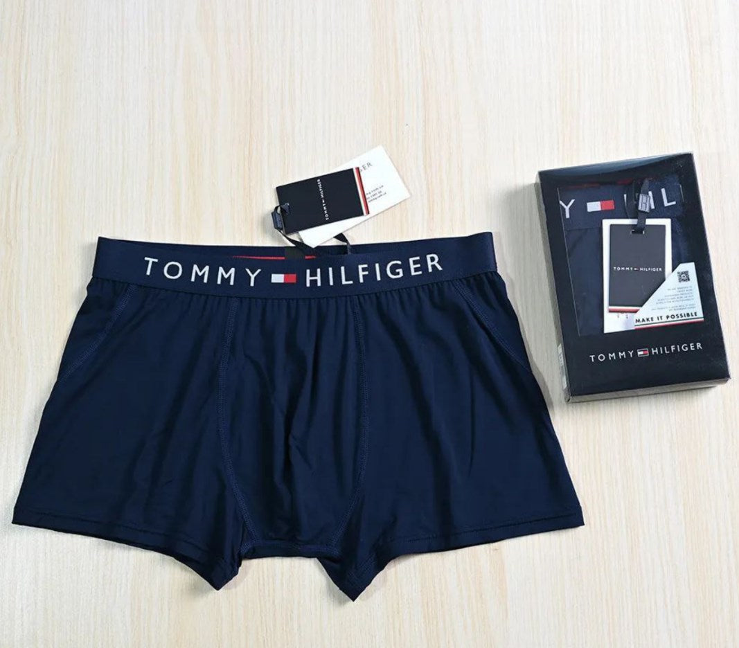 Tommy Hilfiger Men's comfortable elastic cotton silk boxer briefs