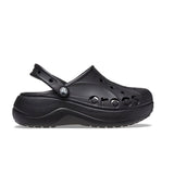 Crocs Baya Platform Clog-BLACK