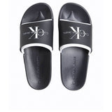 Calvin Klein Slide Rubber Neoprene Monogram Slide Slippers