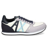 ARMANI EXCHANGE Sneakers in eco-suede, mesh and nylon