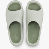 TOMMY HILFIGER Cutout Embossed Pool Slides-misty sage