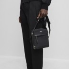 BOSS logo-lettering messenger bag