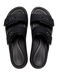 Crocs Black Brooklyn Buckle Sandals