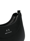 Armani Exchange debossed-logo leather crossbody bag