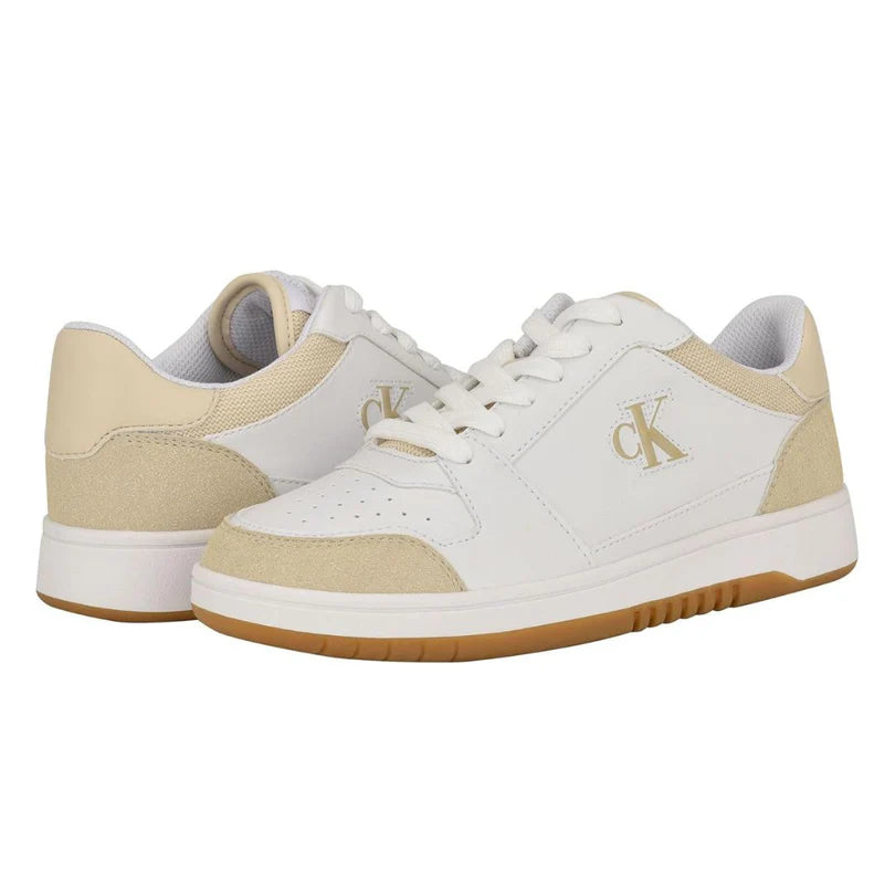 Calvin Klein Hania Women's Low Top Sneaker - WHTBEG