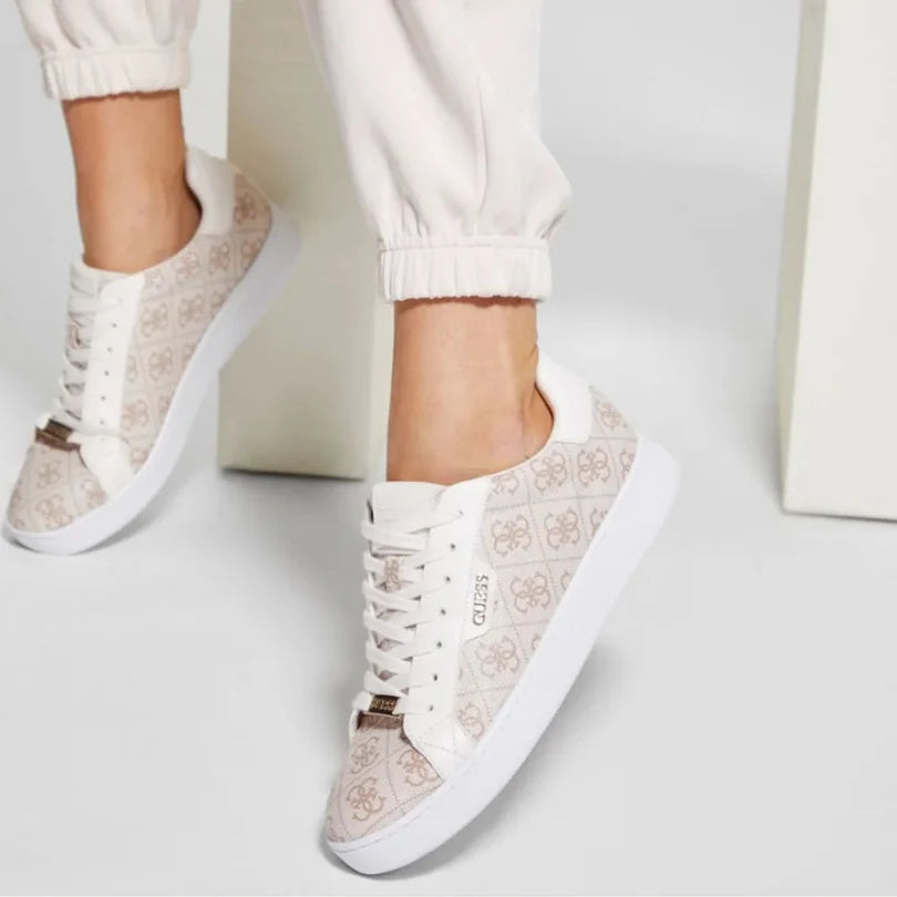 GUESS Renzy Debossed Low Top Sneaker - BGE