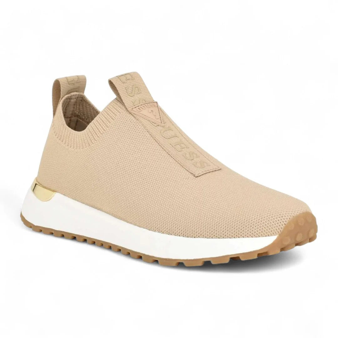 GUESS Flavia Knit Slip-On Sneakers Women - BEG
