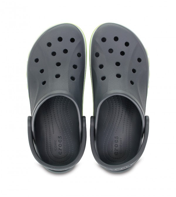 Crocs Bayaband Clog-CHARCOAL-VOLT GREEN
