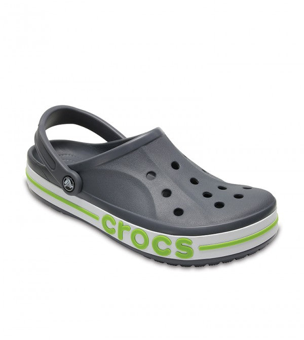 Crocs Bayaband Clog-CHARCOAL-VOLT GREEN