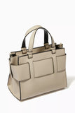 Armani Exchange Logo Plaque Hand Bag in Faux Leather