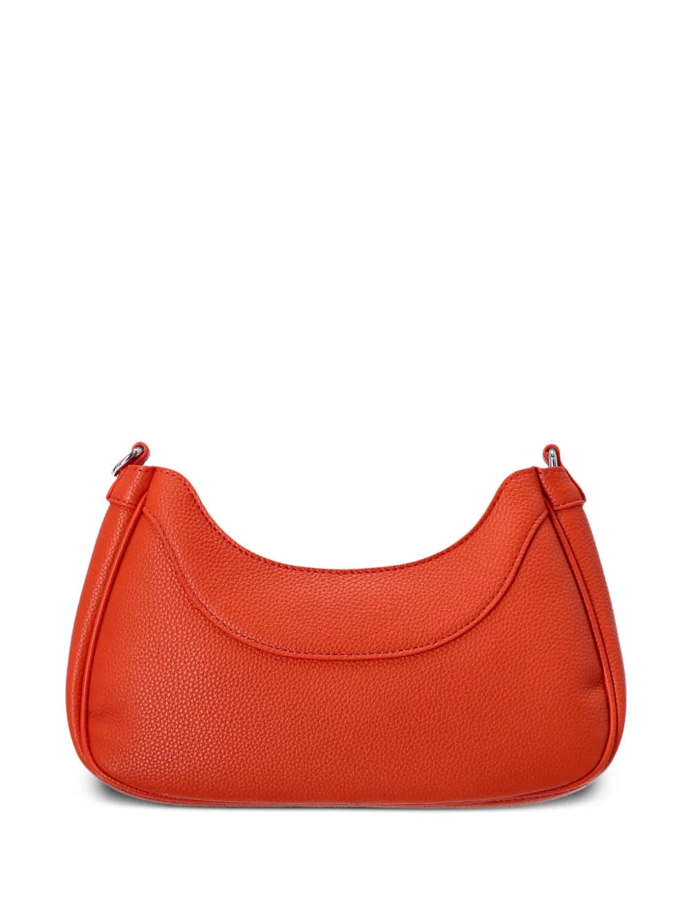 Armani Exchange debossed-logo leather shoulder bag Orange