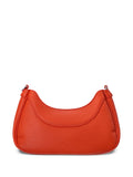 Armani Exchange debossed-logo leather shoulder bag Orange