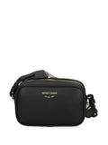 Emporio Armani logo-stamp crossbody bag Black