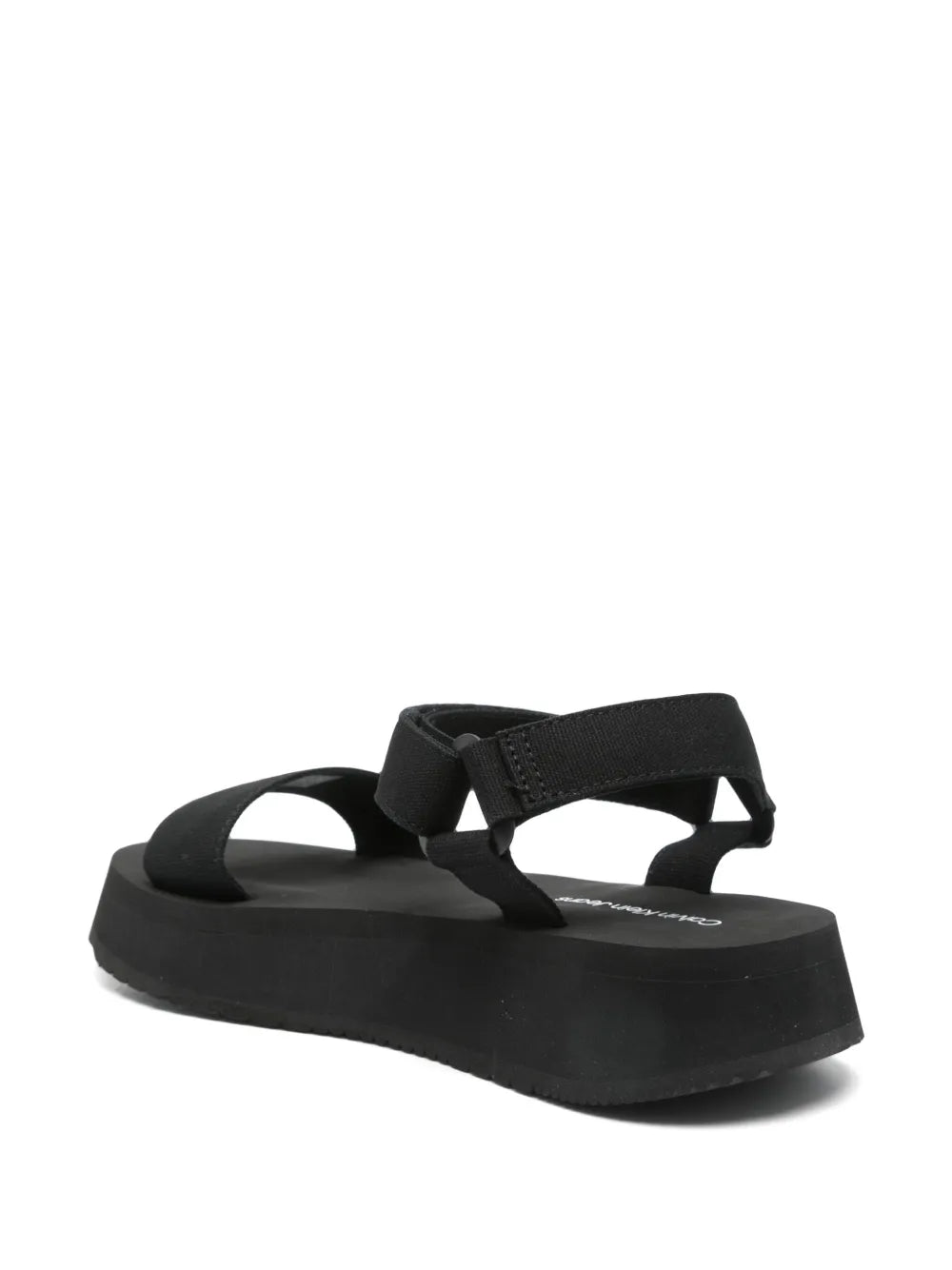 Calvin Klein SANDAL VELCRO WEBBING MG Platform sandals-BLK