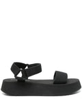 Calvin Klein SANDAL VELCRO WEBBING MG Platform sandals-BLK