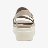 Crocs Brooklyn Low Wedge Women Sandals - Latte/Mushroom
