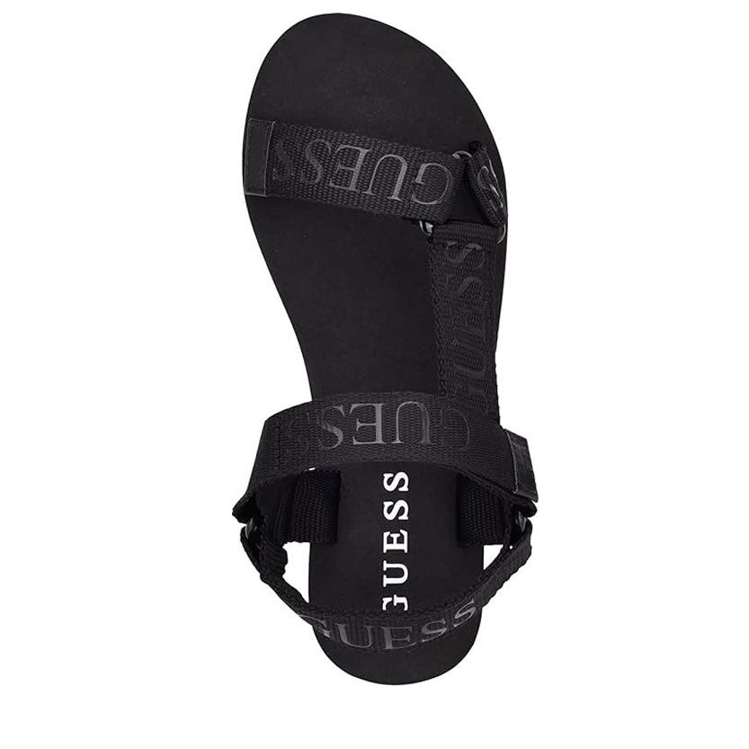 Guess Women’s Avin Wedge Sandal -BLK