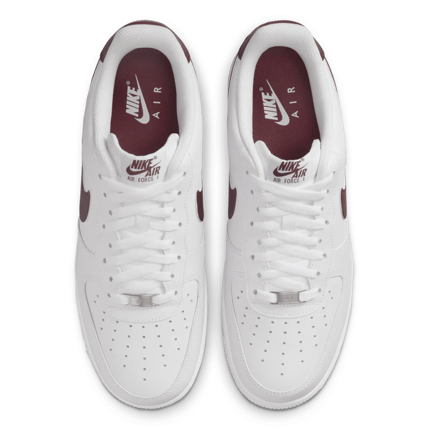 Nike Men's Air Force 1 '07 Shoes-WHT-BRW