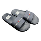 TOMMY HILFIGER Slides with Embossed Logo Print-NAV