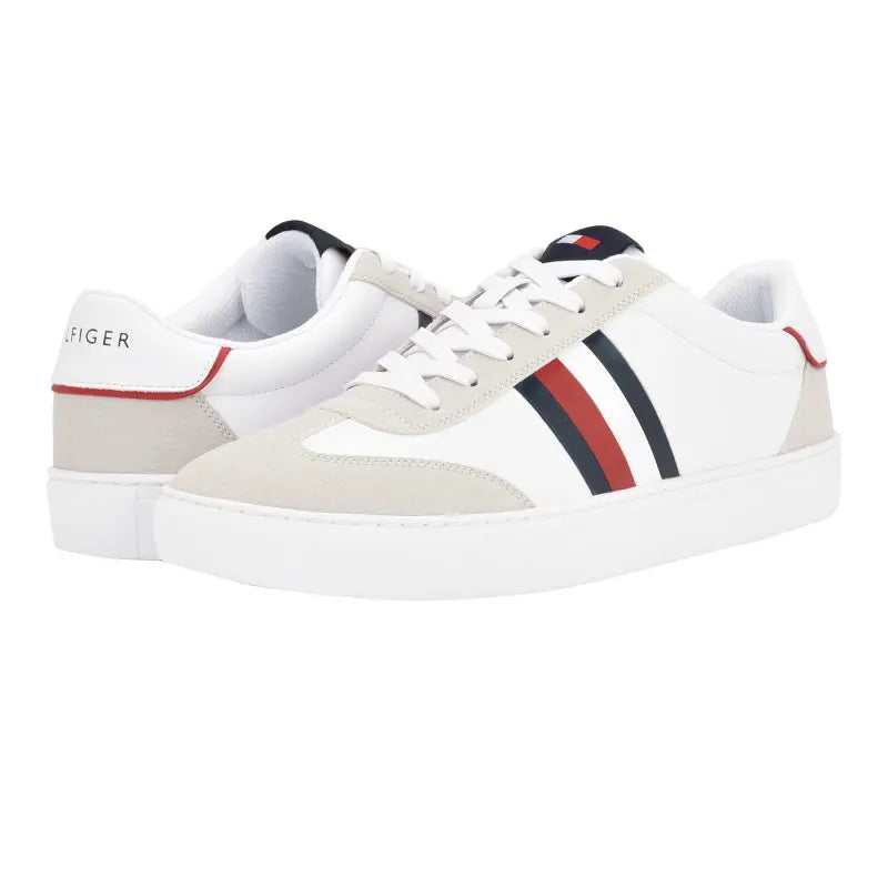 Tommy Hilfiger Men Medium TM Boscar Lace Up Casual Shoes, Light Grey