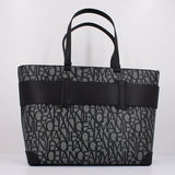 Susy Shopper Tote Bag in Black & Grey
