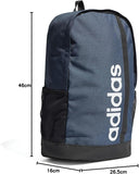 Adidas Essentials Side Mesh Pocket Top Handle Zipper Unisex Backpack - Crew Navy