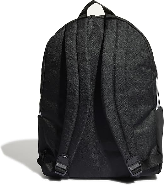 Adidas Training Classic 3 stripe backpack in black