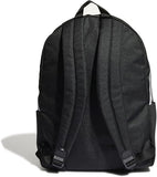 Adidas Training Classic 3 stripe backpack in black
