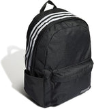 Adidas Training Classic 3 stripe backpack in black