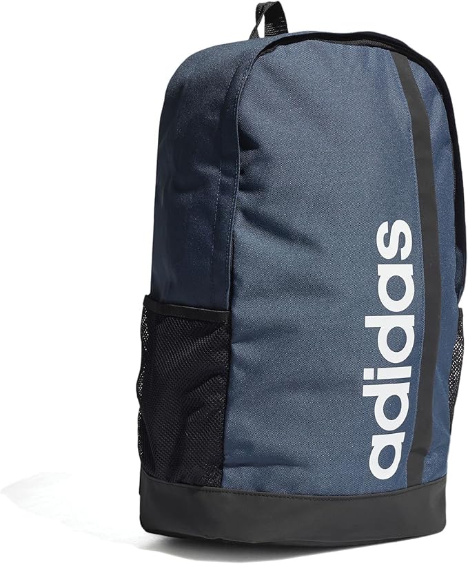 Adidas Essentials Side Mesh Pocket Top Handle Zipper Unisex Backpack - Crew Navy